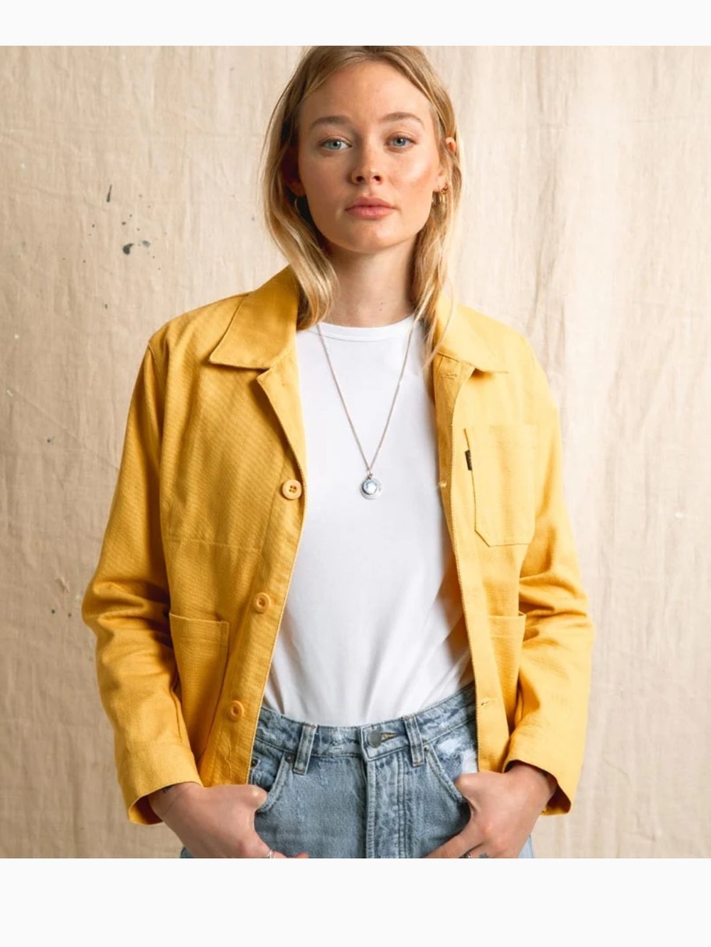 P&Co Yellow Chore Jacket